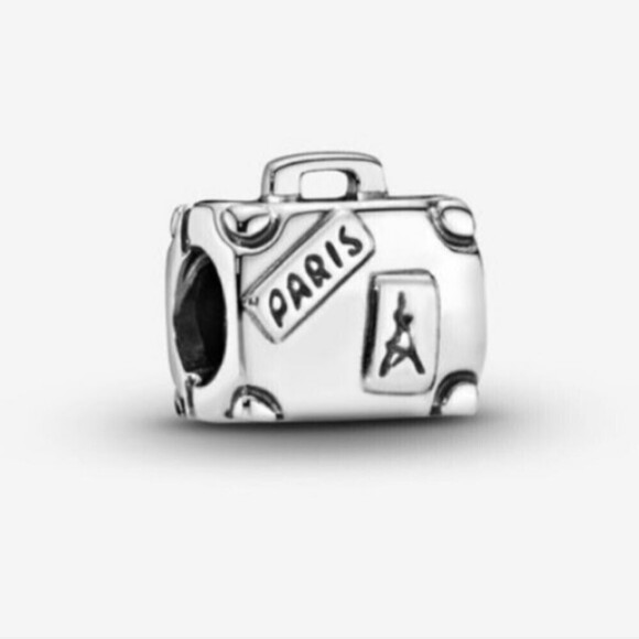 Pandora Suitcase Bracelet Charm Authentic Sterling Silver - Picture 1 of 3